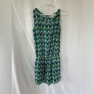 Beautiful green romper with pockets